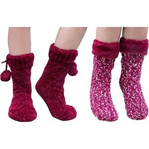 Jane & Bleecker 2 Pair Slipper Socks for Ladies in Saudi Arabia