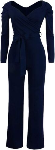 بدلة PINLI للسيدات بدون أكتاف مثيرة لتخفيض العمر مطبوعة للربيع والصيف بأرجل واسعة in Kuwait