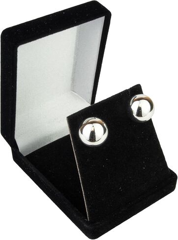 LaTisoro Sterling Silver Ball Stud Earrings in 14mm 100% Hypoallergenic Earrings in Kuwait