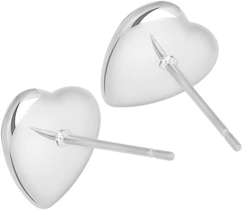 Edforce Stainless Steel Cute Puff Heart Stud Earrings in Saudi Arabia