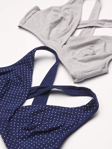 Playtex Women's Maternity & Nursing Cross Over Sleep Wirefree Bra Us4960 2-Pack in Kuwait