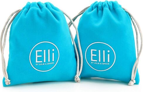 قلادة من الفضة الإسترلينية من Elli بدائرة أساسية على شكل حرف T، قلادة من الفضة الإسترليني عيار 925 للنساء، سلاسل فضية للنساء، الطول 15 بوصة، مجوهرات للنساء in Kuwait