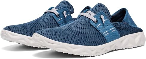 أحذية ALEADER الرجالية سهلة الارتداء الشبكية للمياه أحذية سفر كاجوال سريعة الجفاف in Kuwait