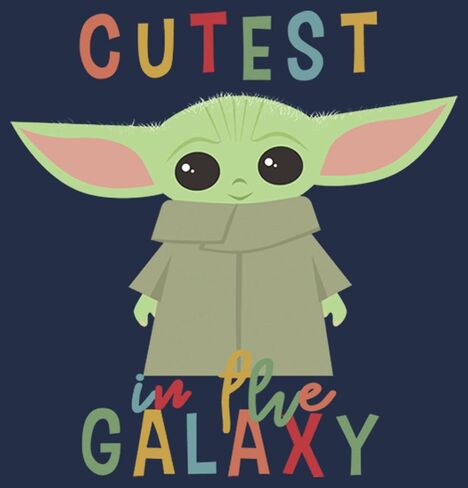 STAR WARS Women's Mandalorian Cutest Little Child Junior's Raglan Pullover with Coverstitch in Saudi Arabia