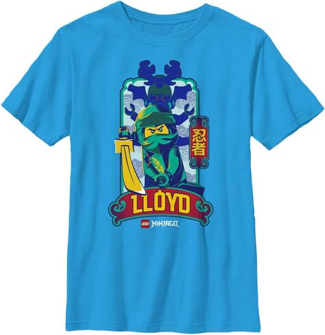 Fifth Sun Kids' Lego Ninjago Lloyd Box Up Boys Short Sleeve Tee Shirt in Saudi Arabia
