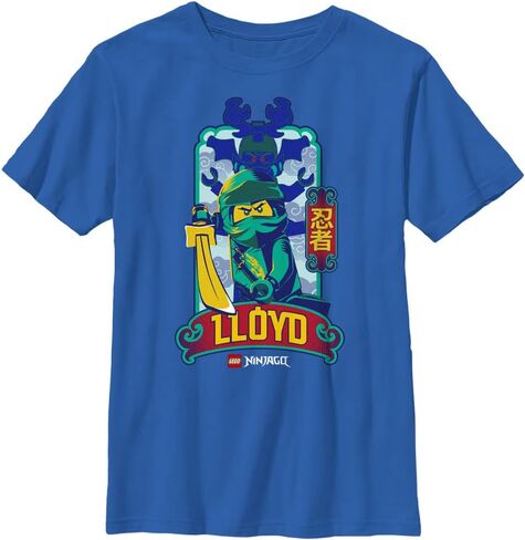 Fifth Sun Kids' Lego Ninjago Lloyd Box Up Boys Short Sleeve Tee Shirt in Saudi Arabia