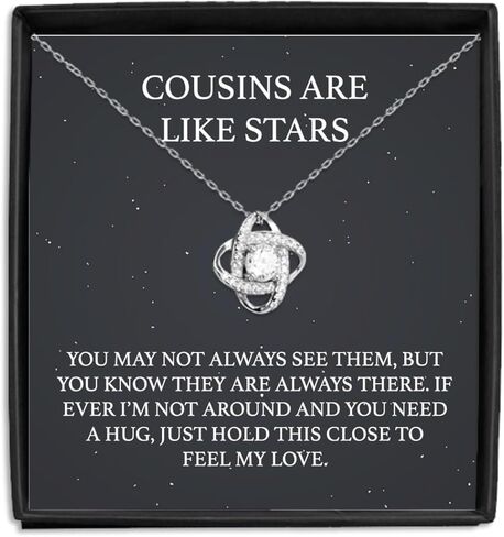 هدية ابن العم، أبناء العم مثل النجوم من الفضة الإسترلينية عقدة الحب من الفضة الإسترلينية، هدية عيد ميلاد لابن العم in Kuwait