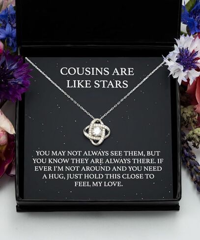 هدية ابن العم، أبناء العم مثل النجوم من الفضة الإسترلينية عقدة الحب من الفضة الإسترلينية، هدية عيد ميلاد لابن العم in Kuwait