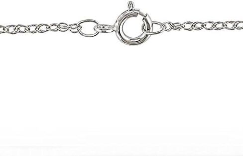 1/3 Ct Solitaire Diamond Pendant 14k White Gold Lab Created IGI Certified in Saudi Arabia