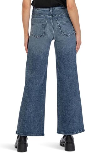 KUT from the Kloth Jean High-Rise Flare Patch Pocket in Obtainable in Saudi Arabia