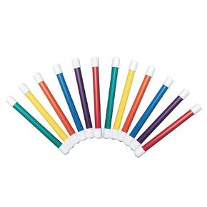 S&S Worldwide Spectrum Easy-Grip Relay Batons (Pack of 12)
