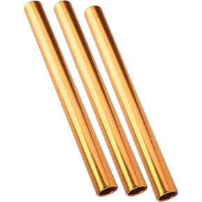Keenso Relay Race Baton, 3 Pcs Aluminum Alloy Track and Field Relay Baton Sports Relay Race Baton Sports Game Props