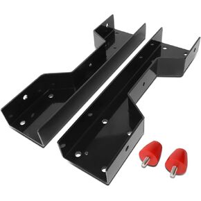 DNA Motoring LEPOW-103 Rear Axle Bolt-on C Notch Bracket Set Compatible with Chevrolet/GMC C1500 88-98,Left & Right