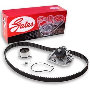 Gates PowerGrip Timing Belt Kit w Water Pump compatible with Honda CR-V 2.0L L4 1997-2001