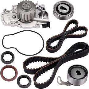 Scitoo Timing Belt Water Pump Gasket Tensioner Kits Fits for 1994-2002 for Isuzu Oasis Acura CL Honda Accord Odyssey F22B1 F23A1 F23A4 F23A5 F23A7 2.2L 2.3L L4 SOHC