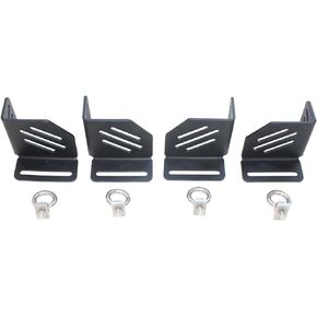MaxxHaul 50845-4 Pieces Platform Cargo Corner Brackets with Stainless Steel Anchor Points for 50616 64-inch Platform Rack