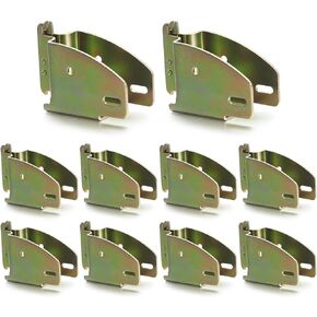 LCGP 4 Packs E Track Wood Beam Socket Fittings, Wood Beam Brackets E Track Accessories Cargo Storage Lumber Bracket