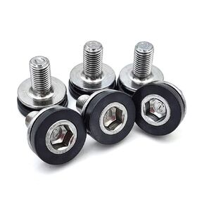 Bike Hex Crank Arm Bolts 8mm x 15mm Pack of 12