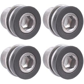4X Bicycle E-Bike M15 Crank Arm Bolts ISIS Crank Screws Compatible with Bosch E-Bike Drives Brose