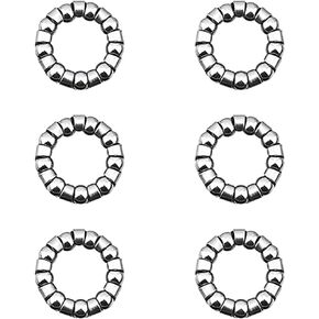 6 Pcs Crank Bearing 1/4" Ball Size x 9 Balls for Bicycle Crank Bike Crank Bikes Beach Cruiser limos Stretch Bicycles