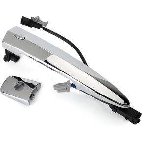 806469N00A Exterior Chrome Door Handle Front Left Driver Side, with Sensor and Smart Keyless Entry System, for 2009-2018 Nissan Sentra/Maxima/Murano/Leaf Replace# 80646-9N00A 806451AA0A