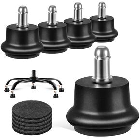عجلات دوارة بديلة لكرسي المكتب أو المقعد من Bell Glides إلى العجلات الثابتة الثابتة (Bell Glides Short)