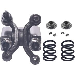Racing Shaft Rocker Arm Set w Silver For Predator 212cc Non Hemi,Race retainers & 26lb Race Springs