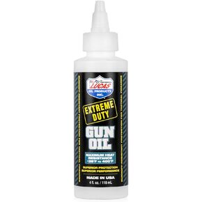 Lucas Oil 10877 Extreme Duty Gun Oil (4oz.), 1 Pack