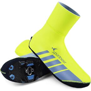 Sportneer Cyling Shoe Covers, Waterproof and Winter Thermal Warmers Overshoes Boot Cover for Road Bike Mountain Bike