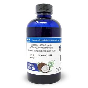 SES Research C60 Organic MCT Oil Coconut Derived - 99.99% Carbon60 - Antioxidant Nootropic Supplement - For Longevity - Sleep - Energy & Immunity 4Oz