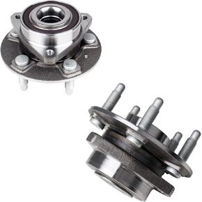 513288 Front/Rear Wheel Bearing and Hub Assembly 2pcs Compatible with for Chevy Impala Malibu Equinox, GMC Terrain 2010-2017, for Buick Allure LaCrosse Regal, Saab 9-5 2010 2011, 5 Lug w/ABS