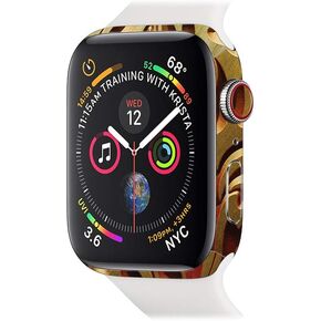 MightySkins Skin Compatible with Apple Watch Series 4 & 5 & 6 40mm - Mosaic Gold Protective, Durable, and Unique Vinyl Decal Wrap Cover Easy to Apply, Remove, and Change Styles Made in The USA