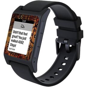 غلاف MightySkins متوافق مع ساعة Pebble 2 SE الذكية - زهور خشبية | غطاء ملتف واقٍ ومتين وفريد ​​من نوعه من الفينيل | سهل التطبيق والإزالة وتغيير الأنماط | صنع في الولايات المتحدة الأمريكية