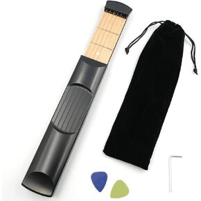 Pocket Acoustic Guitar Practice Tool 6 String Fingerboard 6 Fret Chord Trainer Portable Gadget