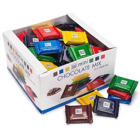 Ritter Sport Mini Chocolate Bars, Assorted Flavors Colorful Variety, 0.59 ounce, 84 Count, 100% Certified Sustainable Cocoa in Kuwait