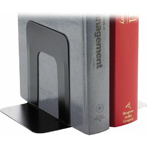 Business Source 42550 Bookend Supports, Standard, 4-3/4-Inch x5-1/4-Inch x5-Inch , Black