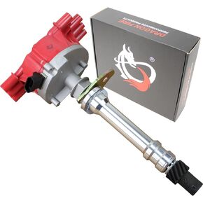 DRAGON FIRE PERFORMANCE Vortec Ignition Distributor With Brass Terminals Compatible Replacement With 1996-2007 Chevrolet GMC Isuzu Blazer Cavalier Express Sierra Sonoma 4.3L 262 V6 Oem Fit D4050-DF