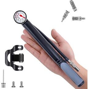 مضخة دراجة بمقياس، ضغط عالٍ، مضخة دراجة أرضية متوافقة مع صمام بريستا وشرايدر، مضخة إطار دراجة لدراجات الطرق، MTB، الهجين، الكرات in Kuwait
