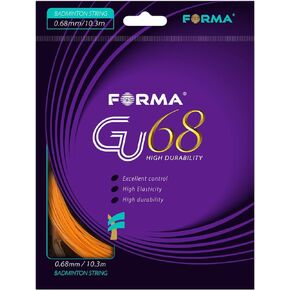 GU68 Badminton String 0.68mm 10.3m Strong Durability Good Elasticity 4 Colors Yellow White Green Orange