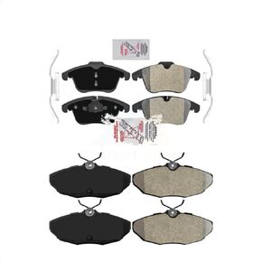 Front Rear Semi-Metallic Disc Brake Pads Kit For 2005 Jaguar S-Type Sport Base From Chassis VIN #N52048 KNF-101518