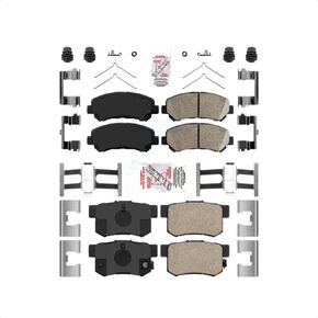 Front Rear Ceramic Disc Brake Pads Kit For 2010-2013 Suzuki Kizashi KNF-101603