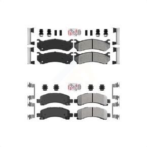 Front Rear Semi-Metallic Disc Brake Pads Kit For 2003-2005 Chevrolet Express 2500 GMC Savana KNF-101629 in Saudi Arabia