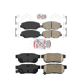 Front Rear Ceramic Disc Brake Pads Kit For 2013-2014 Honda Fit EV Vehicles Manufactured In Mexico KNF-101510