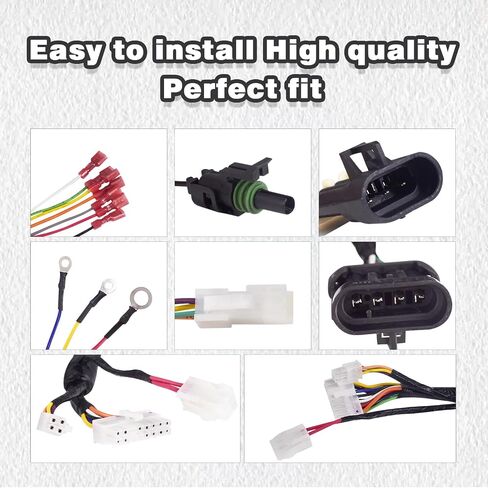 CULMKARI Golf Cart Control Wire/Main Wiring Harness w/Port Fits for 2010-2013 EZGO TXT48 Replace 625805 in Saudi Arabia