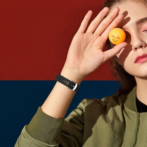 3 قطع من الأربطة الرياضية النحيفة من YAXIN متوافقة مع Fitbit Sense/Fitbit Versa 3 Band/Versa 4 Bands/Fitbit Sense 2 للنساء، أساور معصم بديلة من الدانتيل السيليكون الناعم لساعة Fitbit Versa الذكية in Kuwait