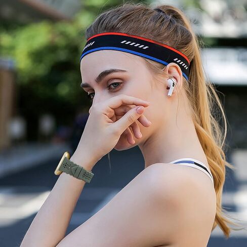 3 قطع من الأربطة الرياضية النحيفة من YAXIN متوافقة مع Fitbit Sense/Fitbit Versa 3 Band/Versa 4 Bands/Fitbit Sense 2 للنساء، أساور معصم بديلة من الدانتيل السيليكون الناعم لساعة Fitbit Versa الذكية in Kuwait