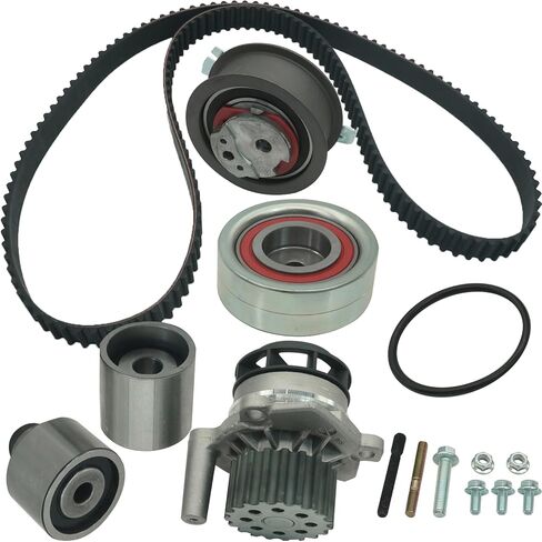 03L121011 03L198119F طقم حزام التوقيت مع مضخة مياه متوافقة مع Audi A1 A3 A4 A5 A6 Q3 Q5 Volkswagen Tiguan Jetta 1.6T 2.0T 03L121011J 03l109244d 03l109244e 03l121011g in Kuwait