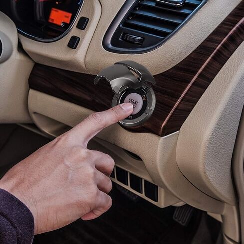 Car Engine Start Stop Button Cover Decorative Ring Push Start Button Ignition Protective Cover Universal Button Anti Scratch Decorative Stickers in Saudi Arabia