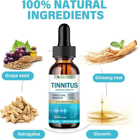 تخفيف طنين الأذن من طنين الأذن، مكونات طبيعية تخفيف طنين الأذن، تقليل ضوضاء الأذن بشكل فعال وتحسين السمع للرجال والنساء in Kuwait