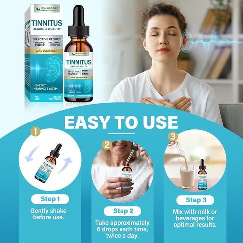 تخفيف طنين الأذن من طنين الأذن، مكونات طبيعية تخفيف طنين الأذن، تقليل ضوضاء الأذن بشكل فعال وتحسين السمع للرجال والنساء in Kuwait